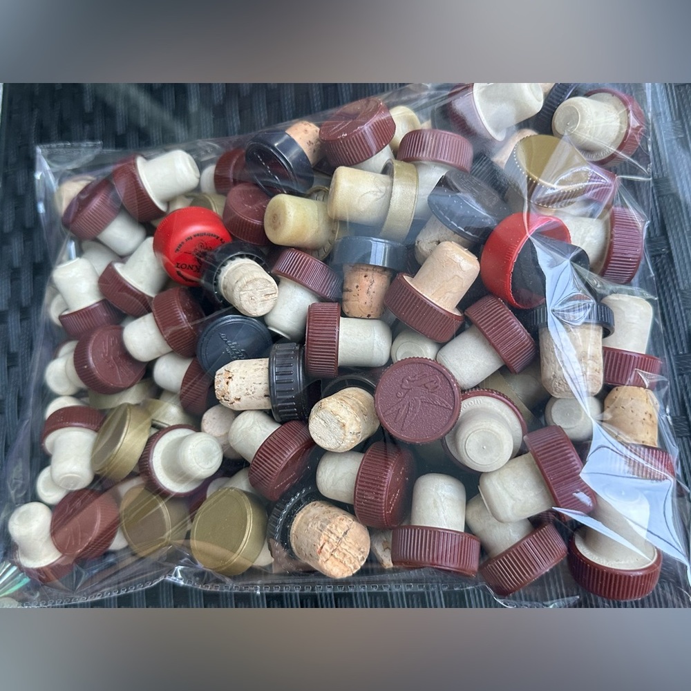 98 Recycled Assorted Reusable Wine T-Corks
